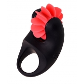 Чёрно-красное эрекционное виброкольцо Erotist - Erotist Adult Toys - в Северодвинске купить с доставкой