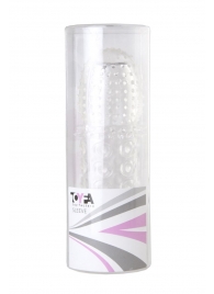 Прозрачная закрытая гелевая насадка - 13,5 см. - Toyfa Basic - в Северодвинске купить с доставкой Прозрачная закрытая гелевая насадка - 13,5 см. - Toyfa Basic - в Северодвинске купить с доставкой