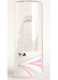 Гелевая прозрачная насадка с 2 отростками - 13 см. - Toyfa Basic - в Северодвинске купить с доставкой Гелевая прозрачная насадка с 2 отростками - 13 см. - Toyfa Basic - в Северодвинске купить с доставкой