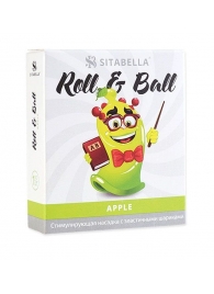 Стимулирующий презерватив-насадка Roll   Ball Apple - Sitabella - купить с доставкой в Северодвинске