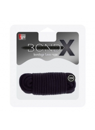 Черная веревка для связывания BONDX LOVE ROPE - 10 м. - Dream Toys - купить с доставкой в Северодвинске