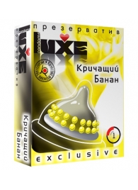 Презерватив LUXE  Exclusive  Кричащий банан  - 1 шт. - Luxe - купить с доставкой в Северодвинске