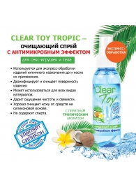 Очищающий спрей для игрушек CLEAR TOY Tropic - 100 мл. - Биоритм - купить с доставкой в Северодвинске