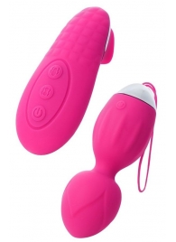 Розовые виброшарики TELLA с пультом-стимулятором - ToyFa в Северодвинске Розовые виброшарики TELLA с пультом-стимулятором - ToyFa