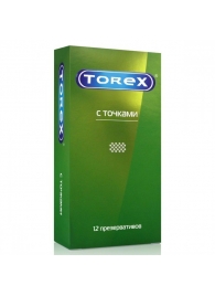 Текстурированные презервативы Torex  С точками  - 12 шт. - Torex - купить с доставкой в Северодвинске