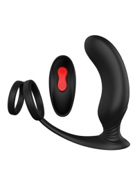 Черный массажер простаты REMOTE P-PLEASER - Dream Toys - в Северодвинске купить с доставкой