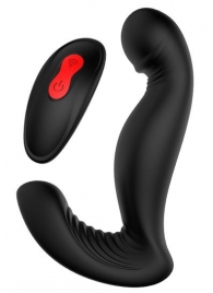 Черный вибромассажер простаты SWIRLING P-PLEASER - Dream Toys - в Северодвинске купить с доставкой