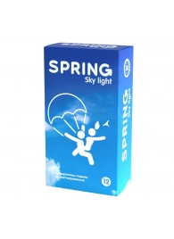 Ультратонкие презервативы SPRING SKY LIGHT - 12 шт. - SPRING - купить с доставкой в Северодвинске