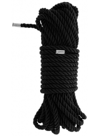 Черная веревка для бондажа BONDAGE ROPE - 10 м. - Dream Toys - купить с доставкой в Северодвинске