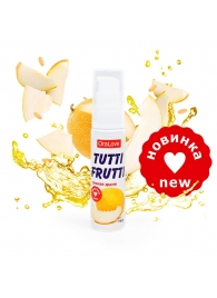 Гель-смазка Tutti-frutti со вкусом сочной дыни - 30 гр. - Биоритм - купить с доставкой в Северодвинске
