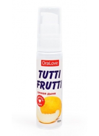Гель-смазка Tutti-frutti со вкусом сочной дыни - 30 гр. - Биоритм - купить с доставкой в Северодвинске