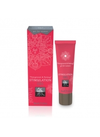 Возбуждающий интимный гель для двоих STIMULATION GEL Pomegranate   Nutmeg - 30 мл. - Shiatsu - купить с доставкой в Северодвинске