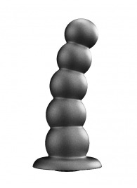 Черная насадка-плаг на харнесс PLATINUM 9 - 24 см. - LOVETOY (А-Полимер) - купить с доставкой в Северодвинске