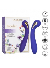 Фиолетовый вибромассажер с электростимуляцией Intimate Estim Petite G Wand - 19 см. - California Exotic Novelties - купить с доставкой в Северодвинске