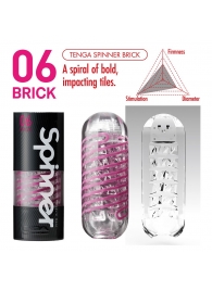 Мастурбатор SPINNER Brick - Tenga - в Северодвинске купить с доставкой