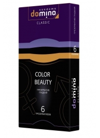 Разноцветные презервативы DOMINO Colour Beauty - 6 шт. - Domino - купить с доставкой в Северодвинске