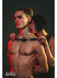 Черный кляп Love Addict на замочке - Lola Games - купить с доставкой в Северодвинске