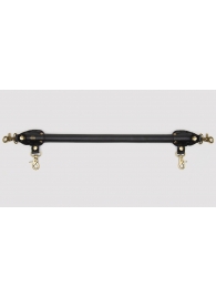 Черная распорка для ног Bound to You Faux Leather Spreader Bar - 50,8 см. - Fifty Shades of Grey - купить с доставкой в Северодвинске