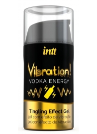 Жидкий интимный гель с эффектом вибрации Vibration! Vodka Energy - 15 мл. - INTT - купить с доставкой в Северодвинске