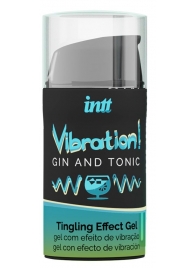 Жидкий интимный гель с эффектом вибрации Vibration! Gin   Tonic - 15 мл. - INTT - купить с доставкой в Северодвинске