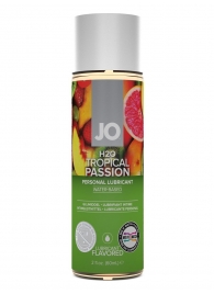 Лубрикант на водной основе с ароматом тропических фруктов JO Flavored Tropical Passion - 60 мл. - System JO - купить с доставкой в Северодвинске