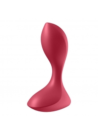 Красный вибромассажёр простаты Satisfyer Backdoor Lover - 14 см. - Satisfyer - в Северодвинске купить с доставкой