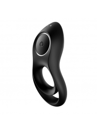 Черное эрекционное виброкольцо Legendary Duo - Satisfyer - в Северодвинске купить с доставкой