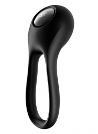 Черное эрекционное виброкольцо Majestic Duo - Satisfyer - в Северодвинске купить с доставкой