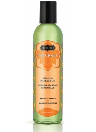 Массажное масло Naturals Tropical Mango с ароматом манго - 236 мл. - Kama Sutra - купить с доставкой в Северодвинске