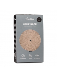 Пеньковая веревка для связывания Hemp Rope - 5 м. - Easy toys - купить с доставкой в Северодвинске