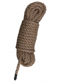 Пеньковая веревка для связывания Hemp Rope - 5 м. - Easy toys - купить с доставкой в Северодвинске