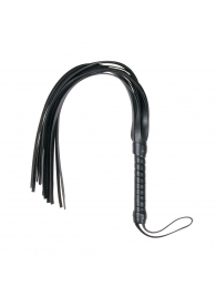 Черный флоггер Flogger Whip - 46 см. - Easy toys - купить с доставкой в Северодвинске