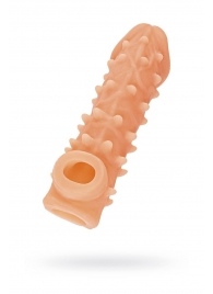 Телесная закрытая насадка с пупырышками Cock Sleeve Size S - 13,8 см. - KOKOS - в Северодвинске купить с доставкой Телесная закрытая насадка с пупырышками Cock Sleeve Size S - 13,8 см. - KOKOS - в Северодвинске купить с доставкой