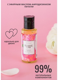 Массажное масло Pleasure Lab Delicate с ароматом пиона и пачули - 50 мл. - Pleasure Lab - купить с доставкой в Северодвинске