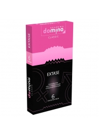 Презервативы с точками и рёбрышками DOMINO Classic Extase - 6 шт. - Domino - купить с доставкой в Северодвинске