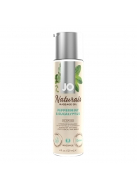 Массажное масло с ароматом перечной мяты и эвкалипта JO Naturals Peppermint   Eucalyptus - 120 мл. - System JO - купить с доставкой в Северодвинске