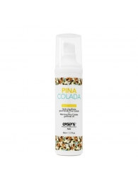 Разогревающее массажное масло с ароматом пина колада Gourmet Pina Colada - 50 мл. - Exsens - купить с доставкой в Северодвинске