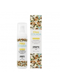 Разогревающее массажное масло с ароматом пина колада Gourmet Pina Colada - 50 мл. - Exsens - купить с доставкой в Северодвинске