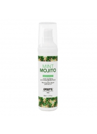 Разогревающее массажное масло с ароматом мохито Gourmet Mint Mojito - 50 мл. - Exsens - купить с доставкой в Северодвинске