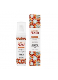 Разогревающее массажное масло Gourmet White Peach Organic с органическими ингредиентами - 50 мл. - Exsens - купить с доставкой в Северодвинске