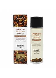 Органическое массажное масло TIGER EYE MACADAMIA - 100 мл. - Exsens - купить с доставкой в Северодвинске