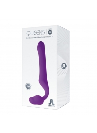Лиловый безремневой страпон Queens M - Adrien Lastic - купить с доставкой в Северодвинске