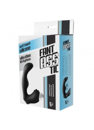 Черный вибромассажер простаты FantASStic Vibrating Prostate Massager - 11,3 см. - Dream Toys - в Северодвинске купить с доставкой