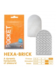 Карманный мастурбатор HEXA-BRICK - Tenga - в Северодвинске купить с доставкой