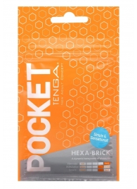 Карманный мастурбатор HEXA-BRICK - Tenga - в Северодвинске купить с доставкой