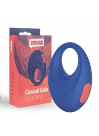 Синее эрекционное кольцо RRRING Casual Date Cock Ring - FeelzToys - в Северодвинске купить с доставкой