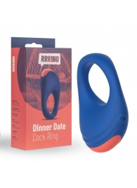 Синее эрекционное кольцо RRRING Dinner Date Cock Ring - FeelzToys - в Северодвинске купить с доставкой