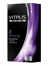 Презервативы с утолщённой стенкой VITALIS PREMIUM strong - 12 шт. - Vitalis - купить с доставкой в Северодвинске