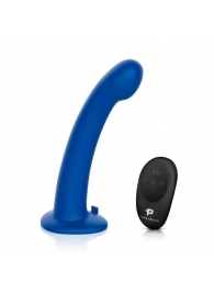 Синяя насадка Remote Control P-Spot G-Spot с черными трусиками - 20 см. - Pegasus - купить с доставкой в Северодвинске