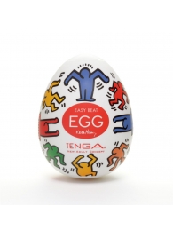 Мастурбатор-яйцо Keith Haring EGG DANCE - Tenga - в Северодвинске купить с доставкой